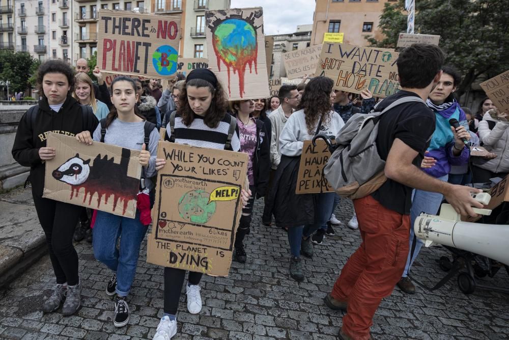 Un dia de lluita contra el canvi climàtic a Girona