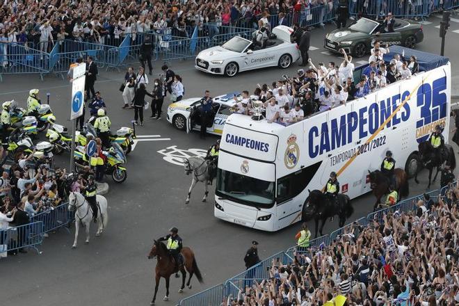 Las mejores imágenes de la celebración del título de Liga del Real Madrid