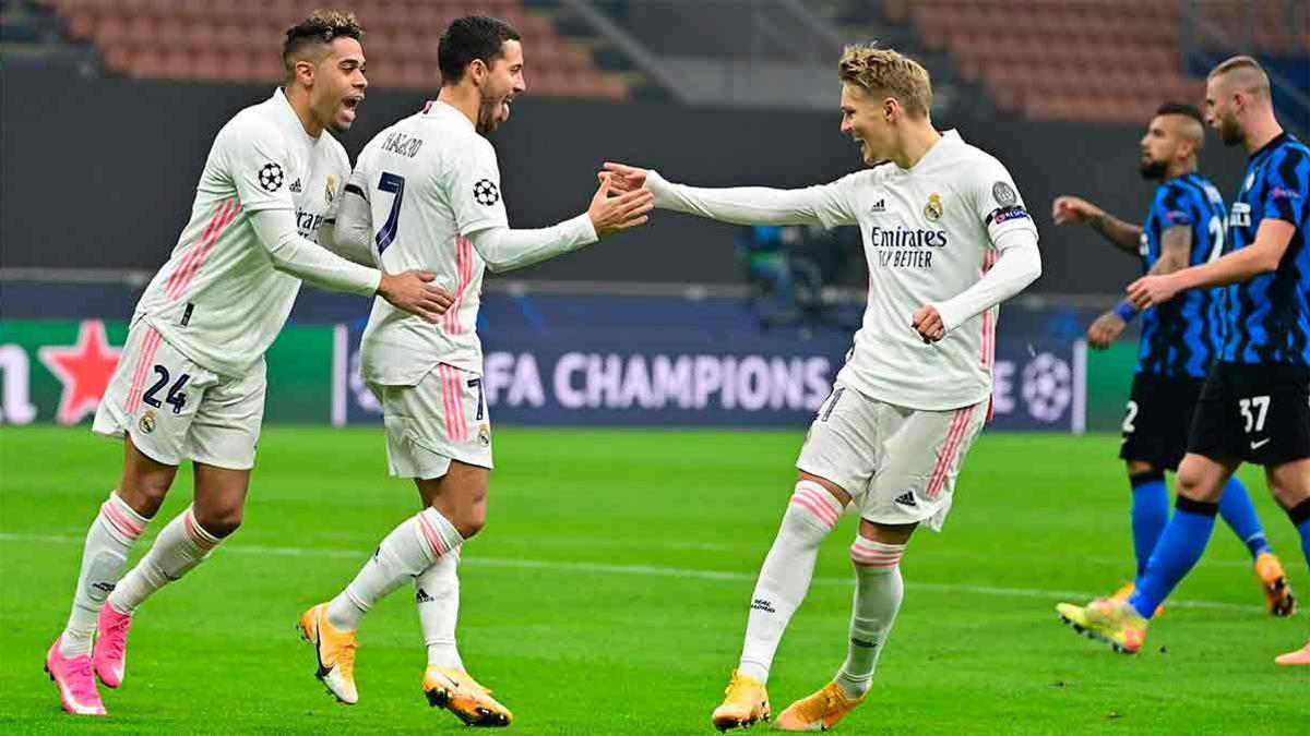 El Madrid se acerca al liderato de su grupo tras la victoria ante el Inter