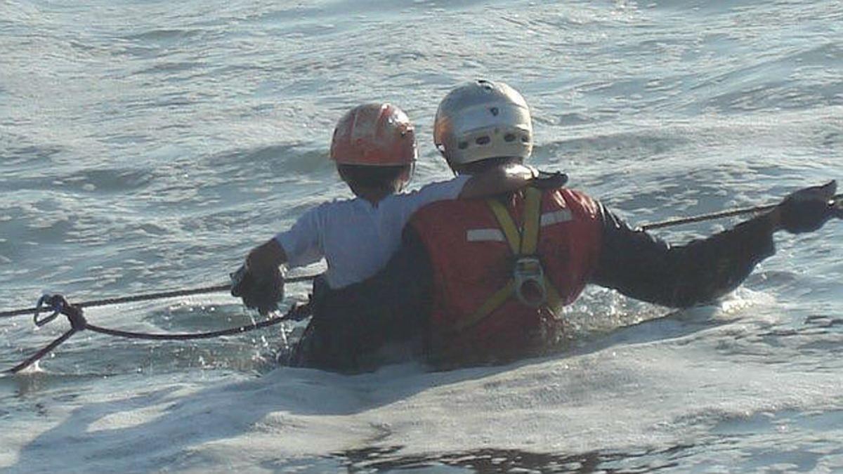 Rescate en el agua