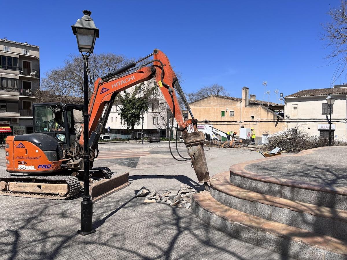 Las obras empezaron el lunes y tienen un plazo de ejecución de cinco meses.