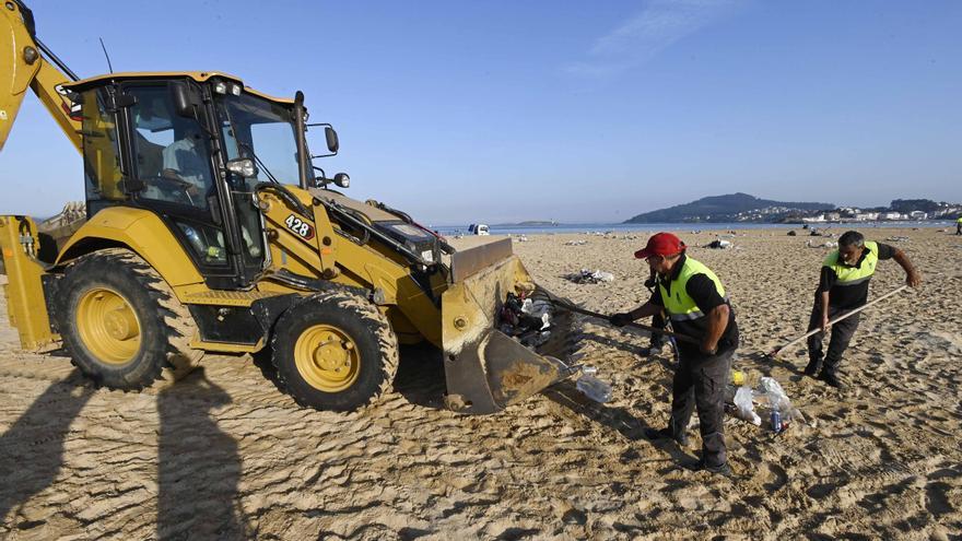 Ni rastro de San Xoán en Praia América