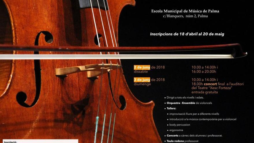 El I Encuentro de Violonchelos concluye con un concierto esta tarde en el Xesc Forteza