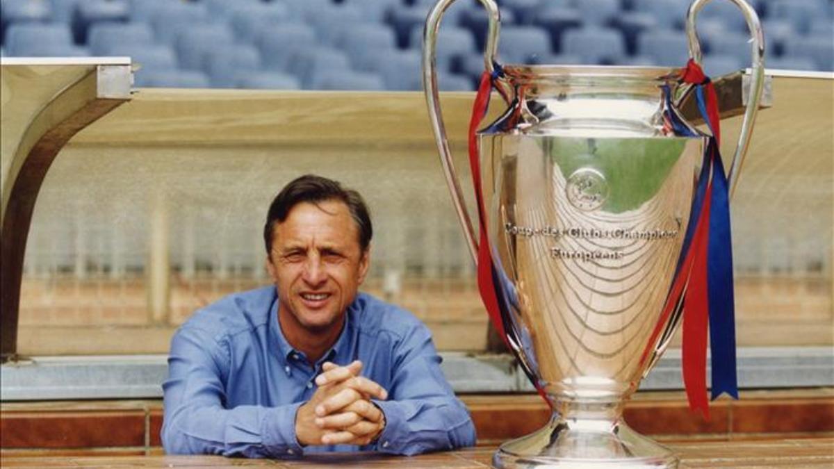 Cruyff consiguió como entrenador la primera Copa de Europa del FC Barcelona