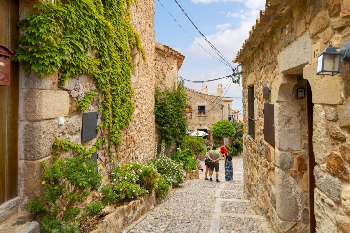 Calle en Tossa de Mar.