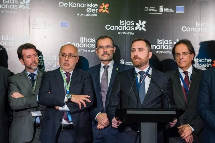 Inauguración del Pabellón de Canarias en la ITB 2019 (Feria Internacional de Turismo de Berlin). Berlin 6 de marzo de 2019