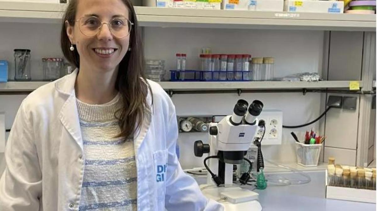 La investigadora de la IDIBGI y coautora del estudio, la doctora Anna Castells, en el laboratorio.