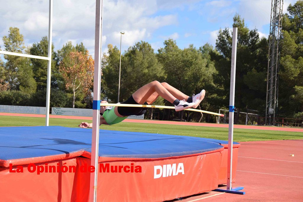 Regional absoluto y sub-23 de atletismo en Lorca (I)