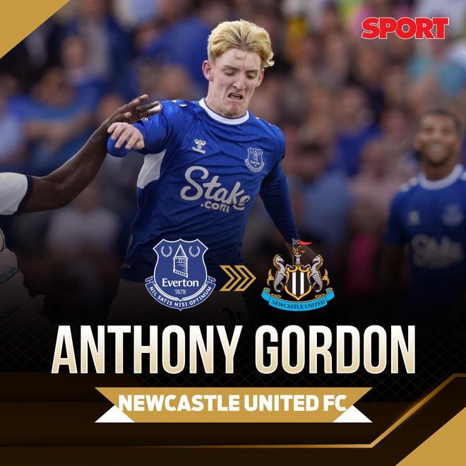 Anthony Gordon ficha por el Newcastle desde el Everton