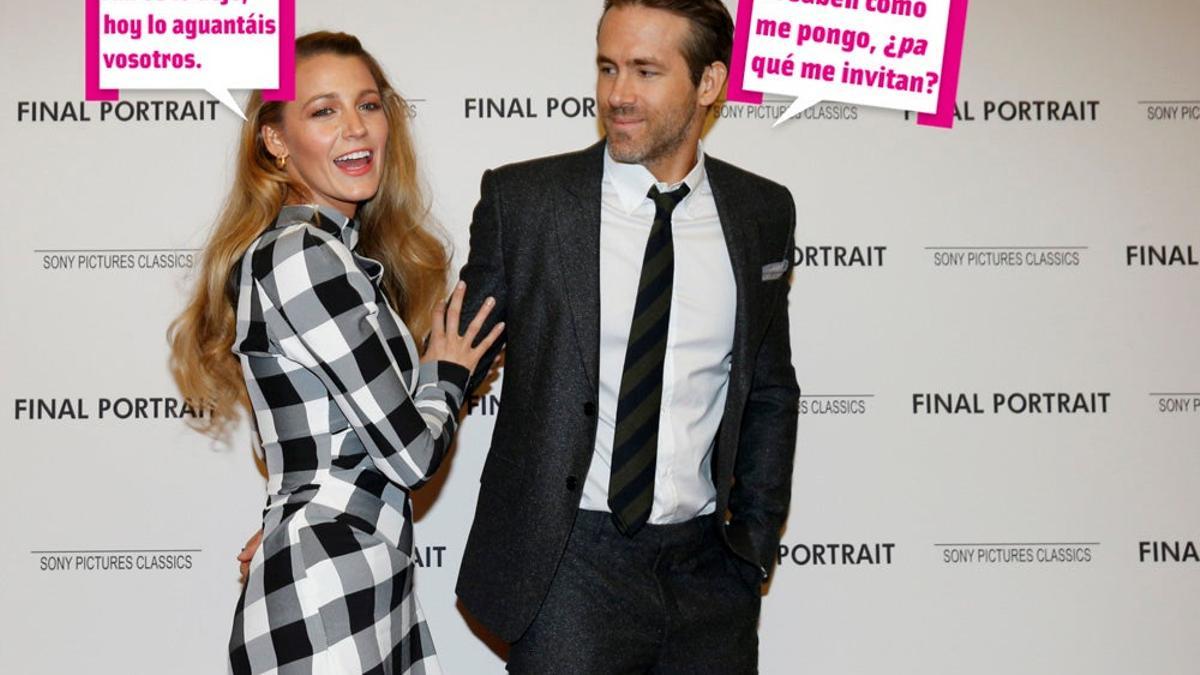 Blake Lively y Ryan Reynolds en n preestreno