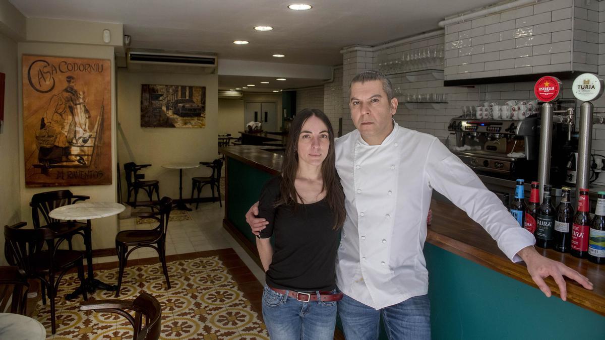 Laura Monedero y Ever Cubilla, propietarios del restaurante Claris 118.