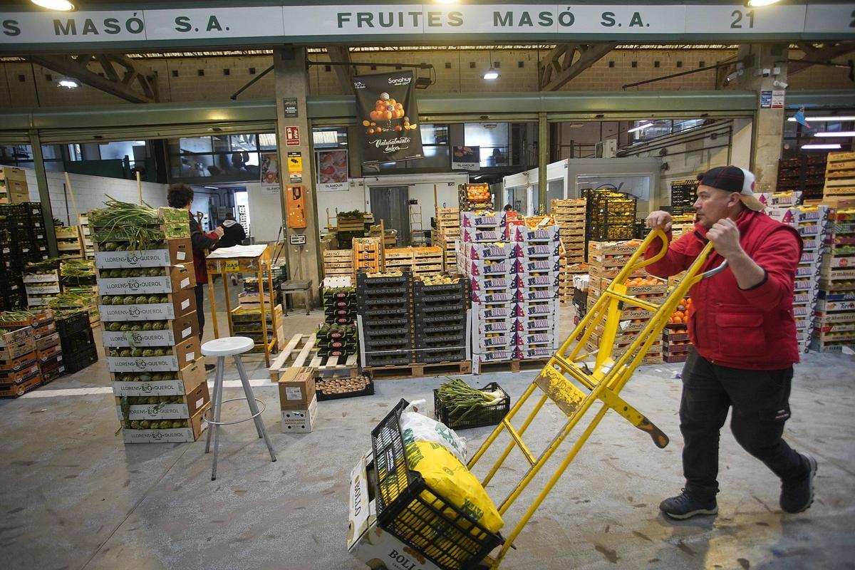 Treballadors a Mercagirona