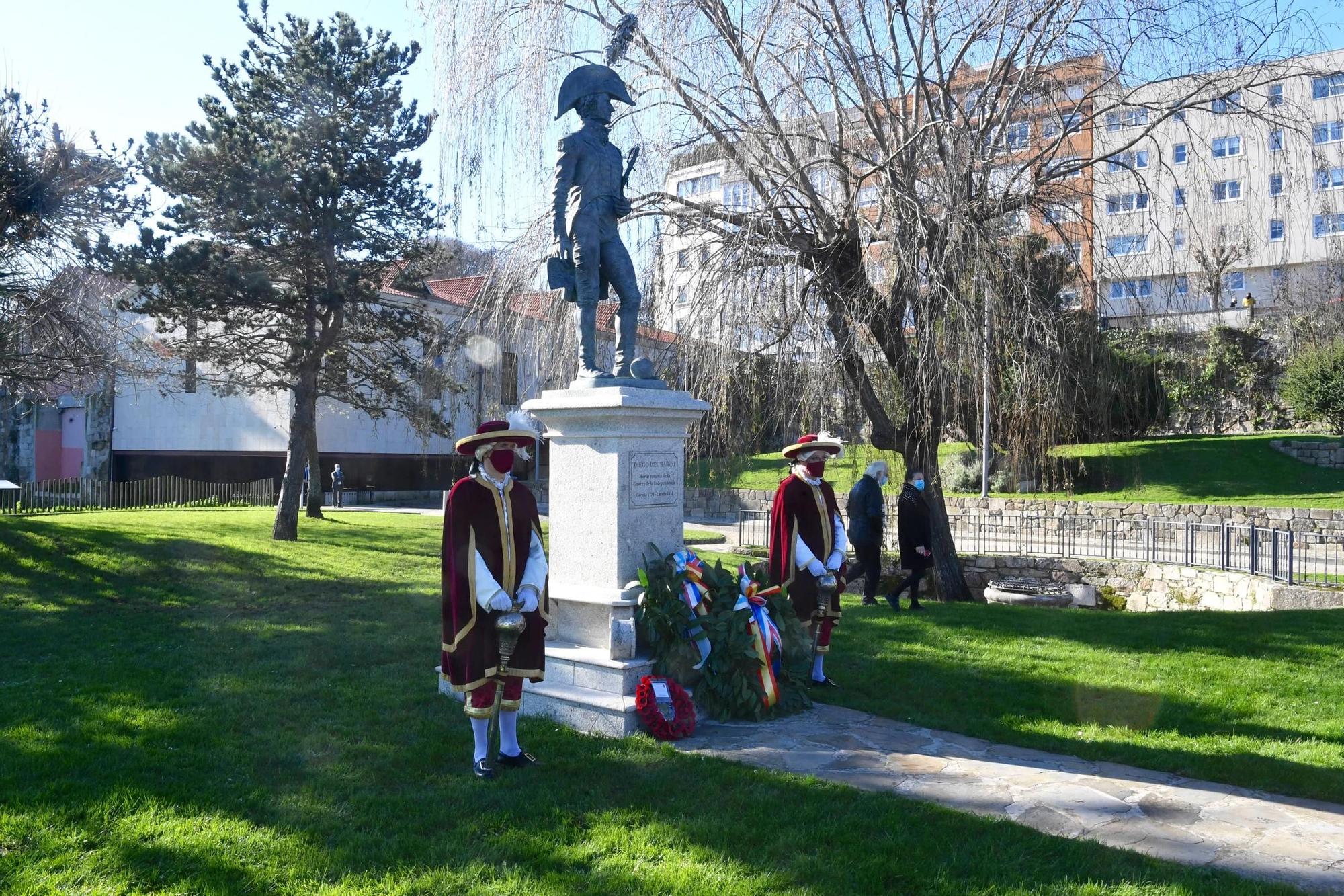 Homenaje a sir John Moore y a los caídos en la Batalla de Elviña