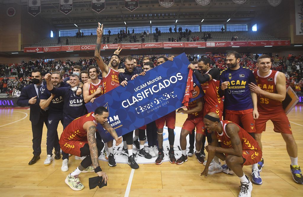 El UCAM Murcia hace historia y se clasifica para la Copa del Rey de Granada