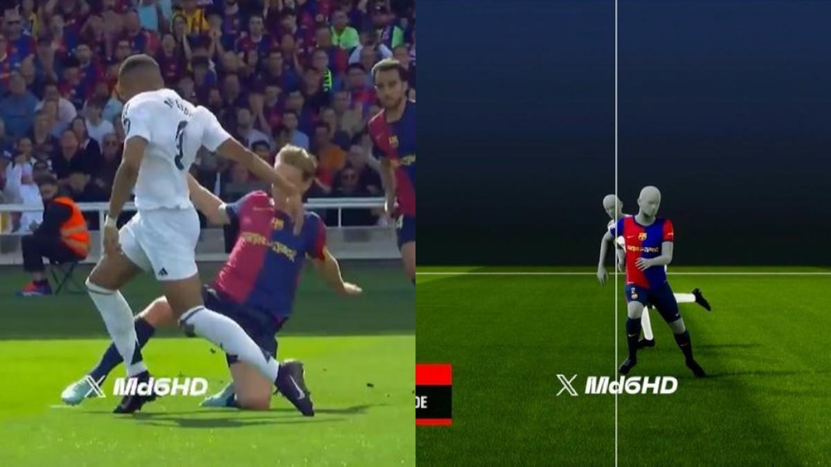 El penalti que no era a Mbappé