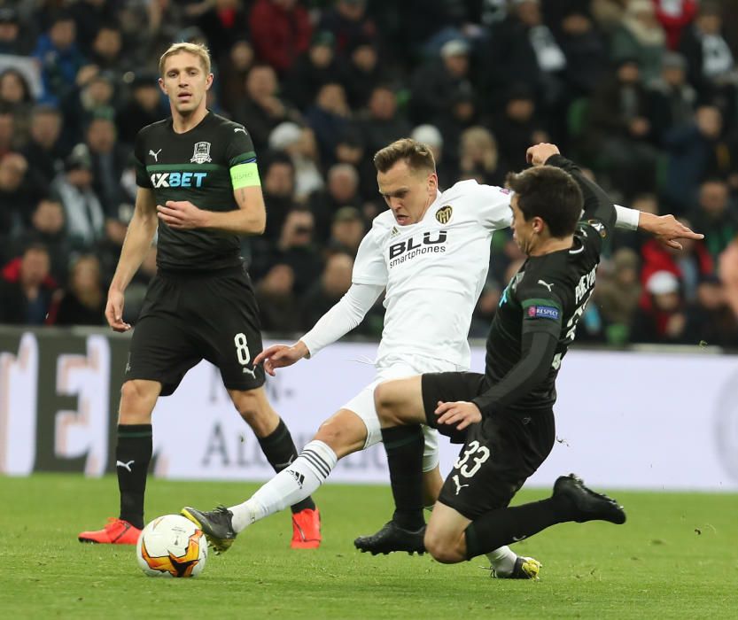 Krasnodar - Valencia CF: Las mejores fotos