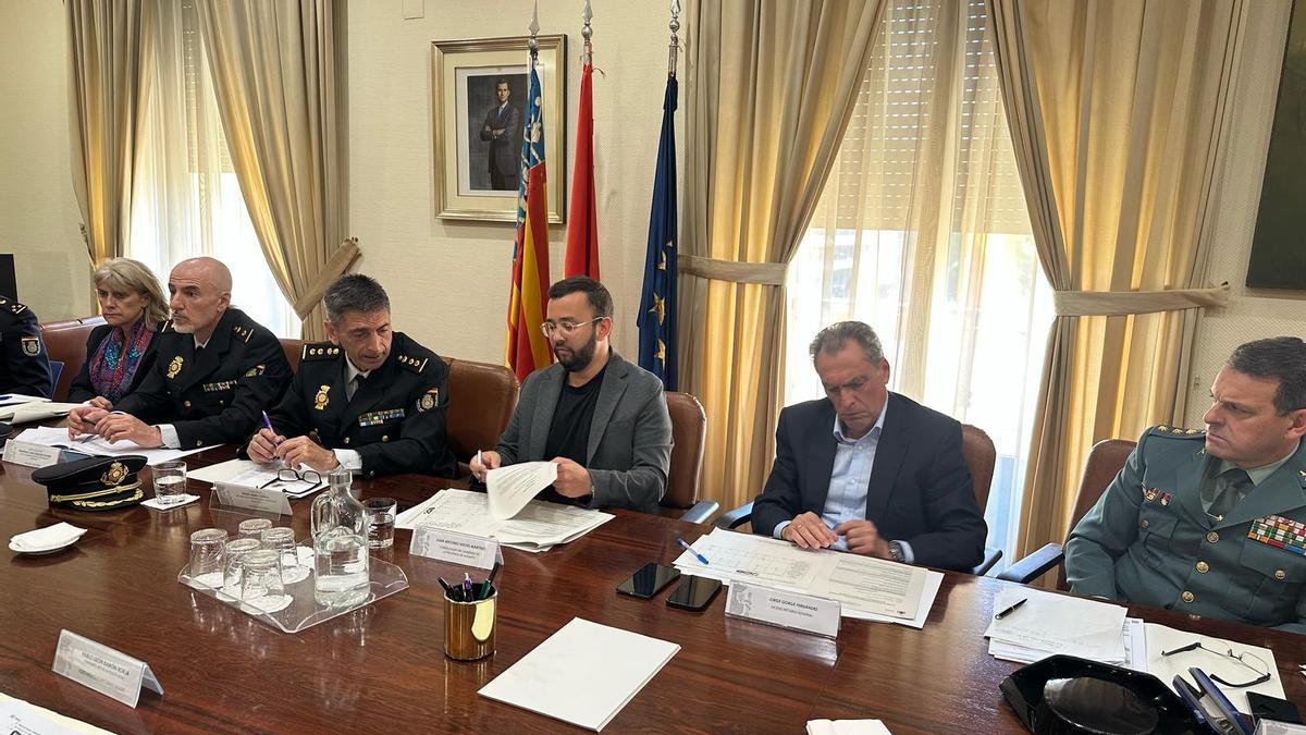 Un momento de la reunión celebrada este miércoles en la Subdelegación del Gobierno.