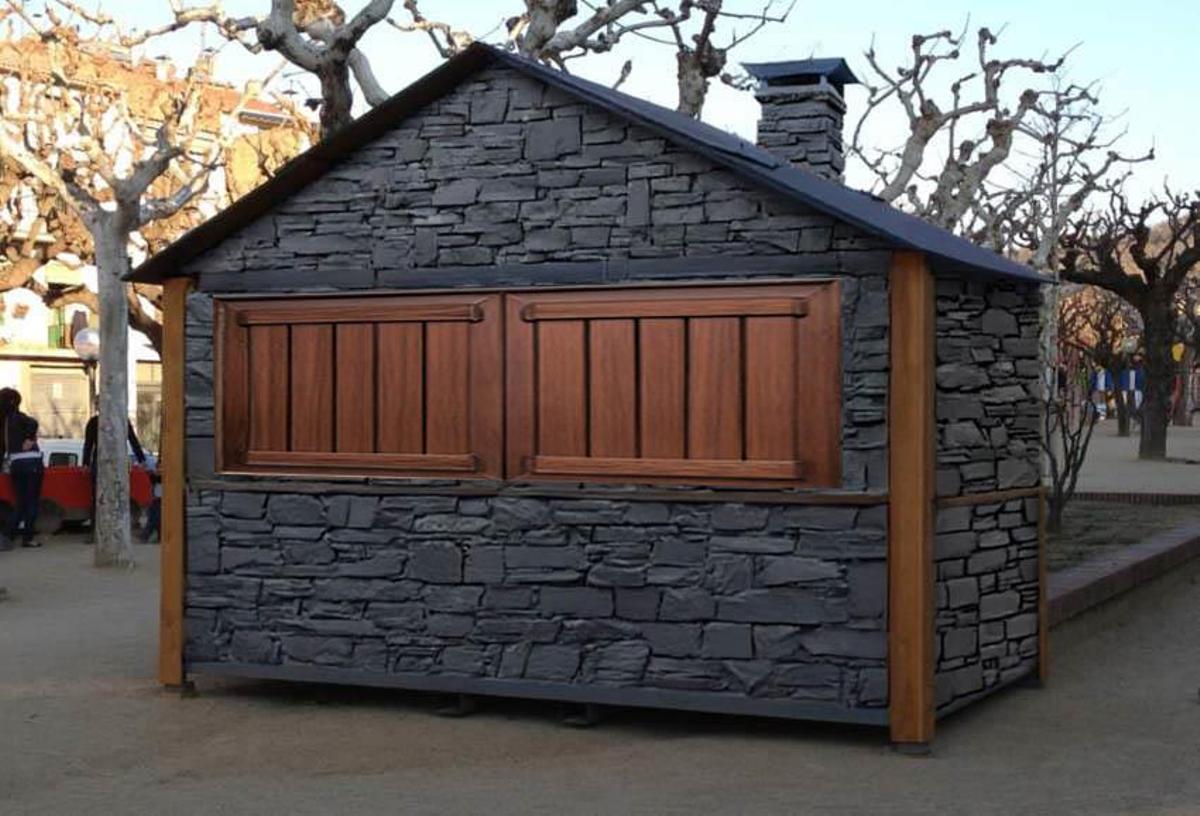 Así iban a ser las casetas del Poblado de Navidad de María Pita