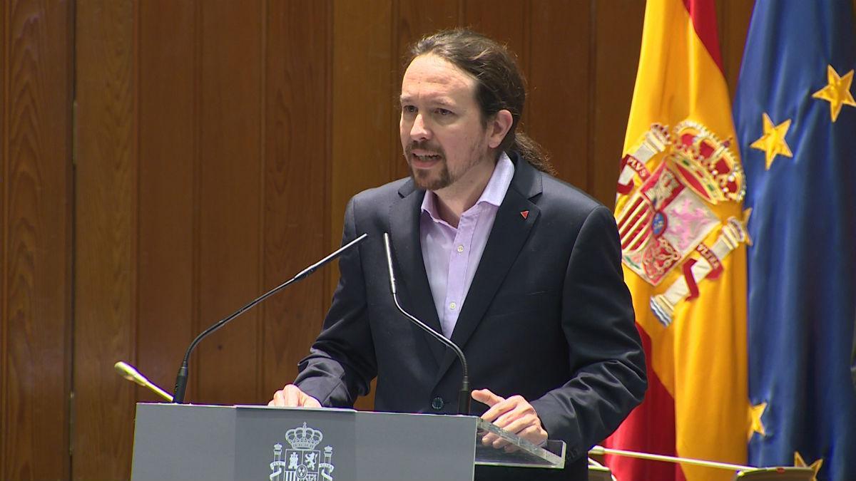 Pablo Iglesias, nuevo vicepresidente segundo y ministro de Derechos Sociales y Agenda 2030.