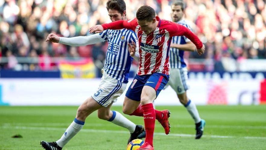 El Atlético visita Anoeta con la opción de recortar distancias