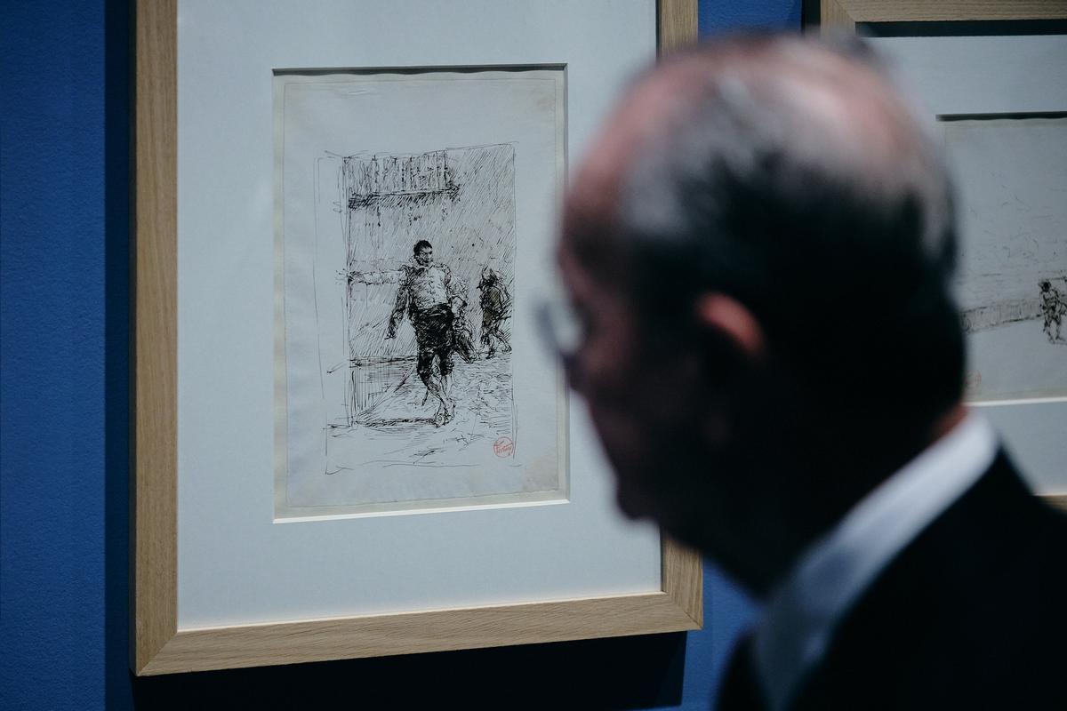 Una de las piezas de la muestra