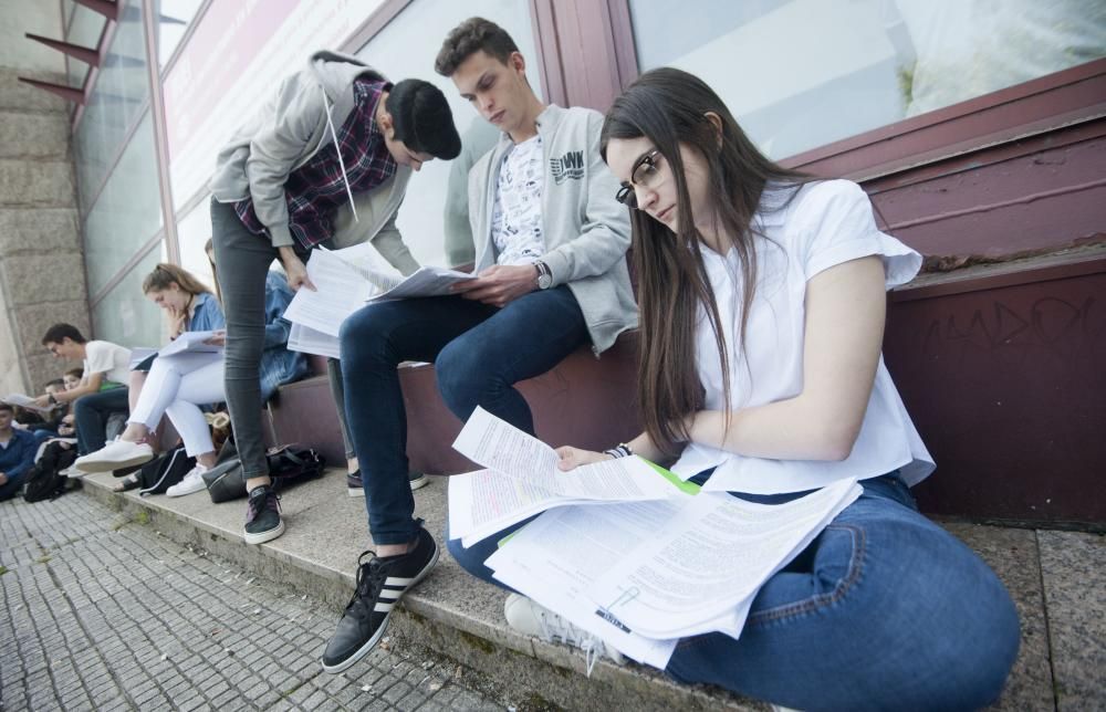 Primer día de selectividad en Galicia