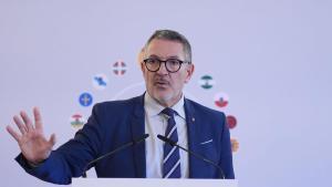 El conseller de Empresa Miquel Sàmper, durante el Consejo Interterritorial de Internacionalización.