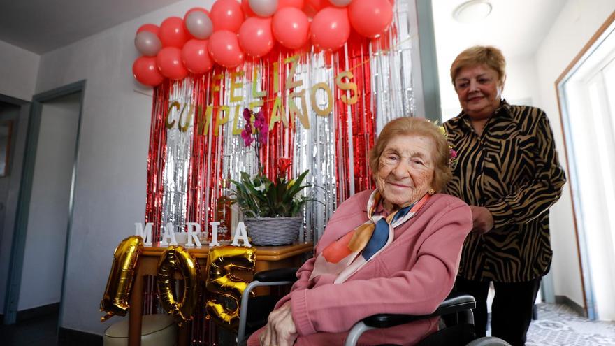 El cumpleaños de la mujer más longeva del municipio de Ibiza