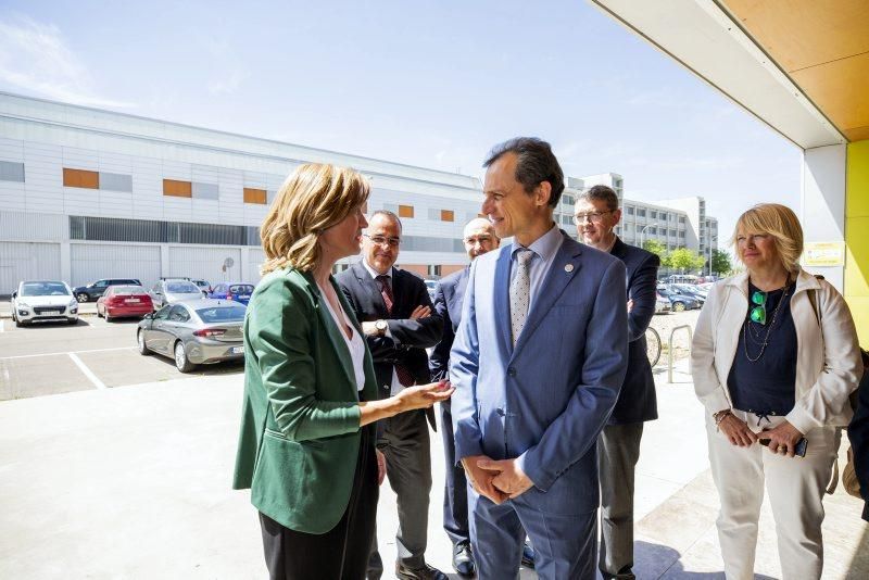 Duque visita el campus Río Ebro de la capital aragonesa