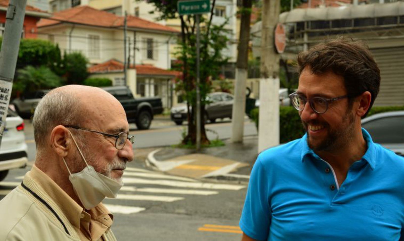 Aser Álvarez con Víctor Velo, fillo de Pepe en São Paulo.