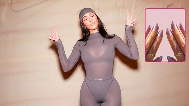 Las uñas de 'quita y pon' que usa Kim Kardashian y puedes comprar en Shein