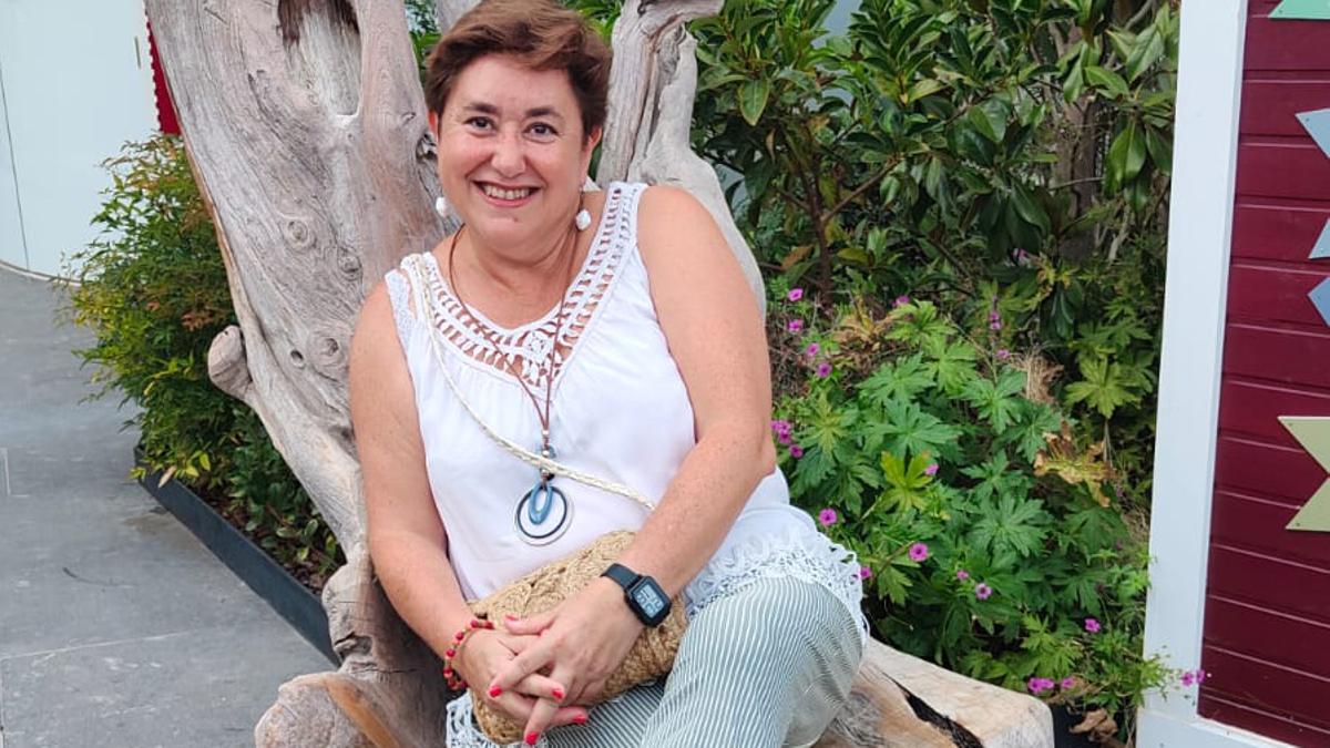 Leonor Feito, opositora de 57 años, estudia para administrativo de la Seguridad Social