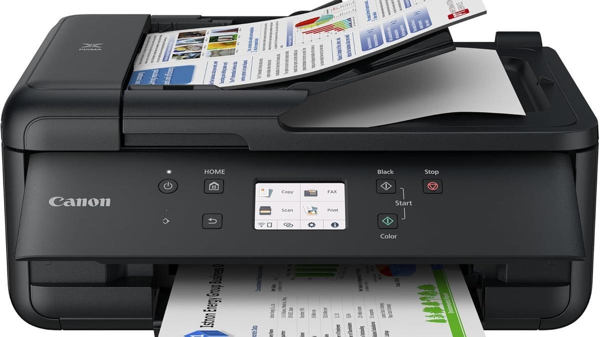 Canon'dan 1 Pixma Model TR7650'de çok işlevli yazıcı 4