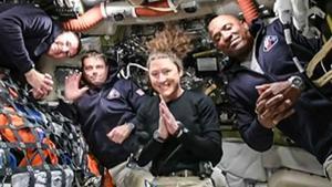 Los cuatro astronautas de la misión Artemis II.