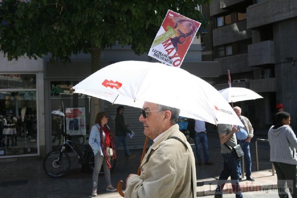 Manifestación del 1 de mayo en Murcia