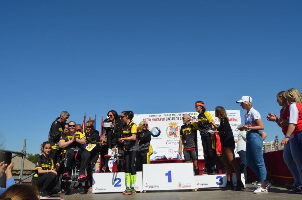 Ganadores de la Media Maratón de Cartagena