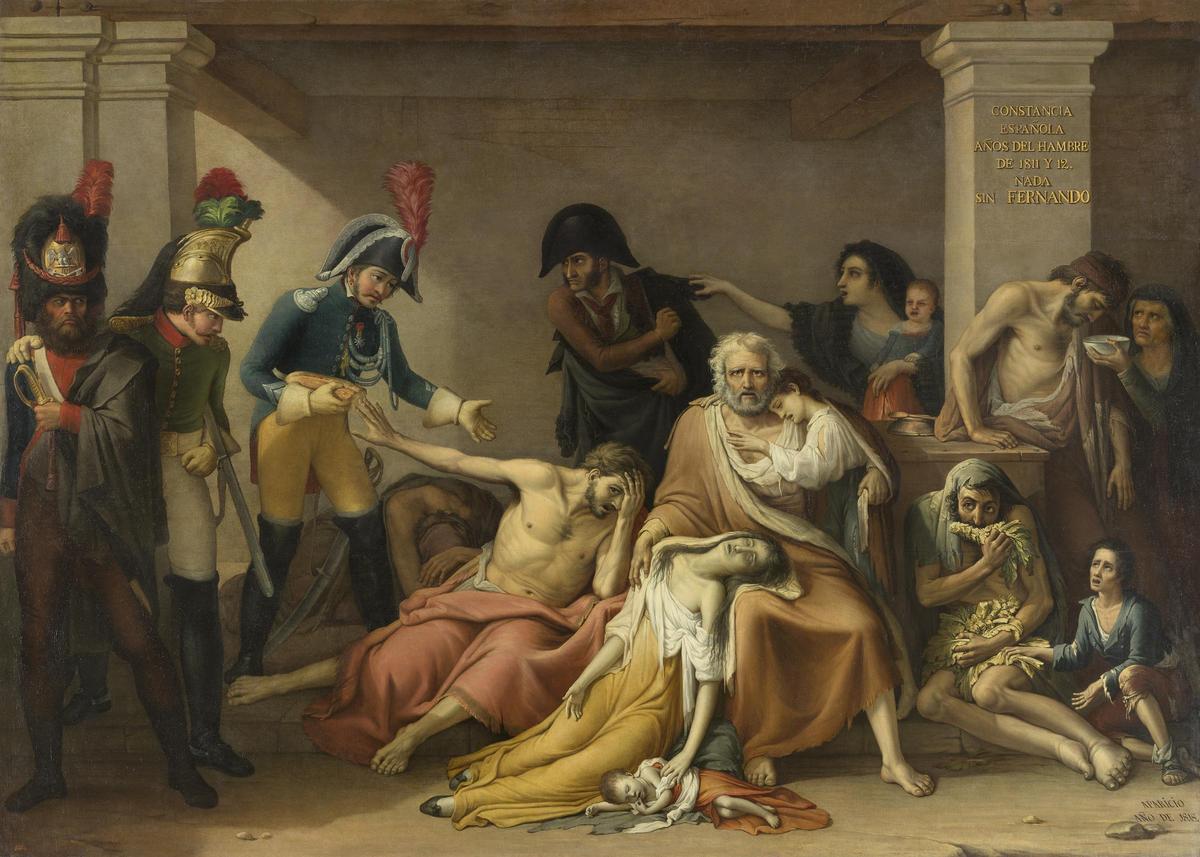'El año del hambre de Madrid' (1818), de José Aparicio.