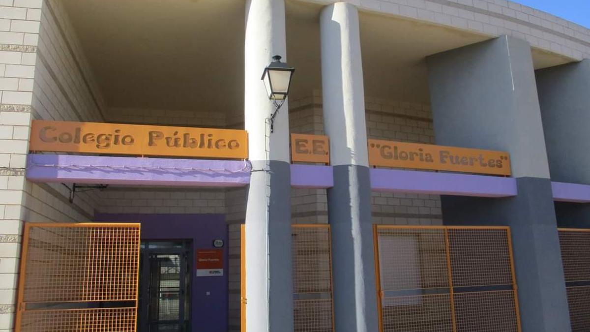 Fachada del colegio de educación especial Gloria Fuertes, en Andorra, en una imagen de archivo.