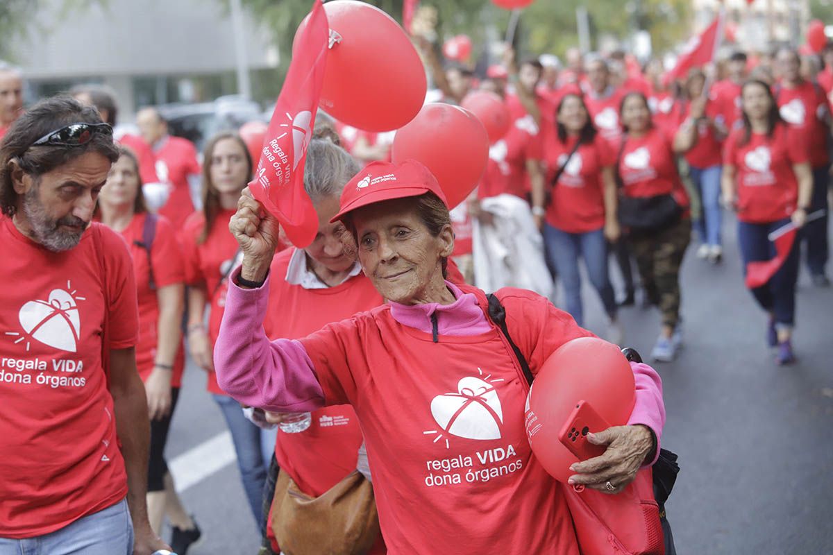 La marcha de la donación, en imágenes