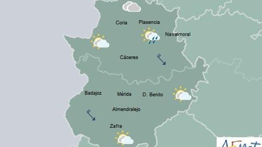 Cielo nuboso y probabilidad de lluvias débiles en la cita electoral del 10N