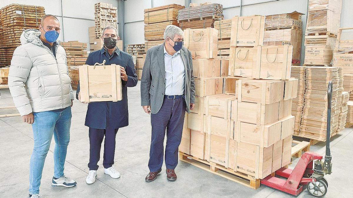 Lema, centro, y Heredia, a la derecha, en Tec Model. Foto: Sangiao