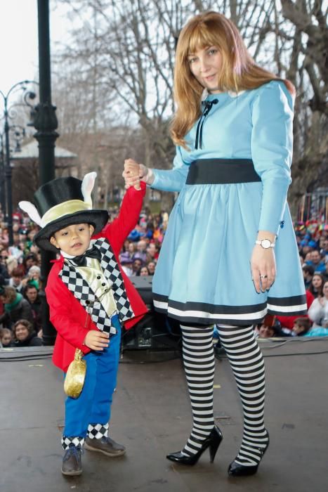 Carnaval en Gijón 2018: entrega de premios a los mejores disfraces.