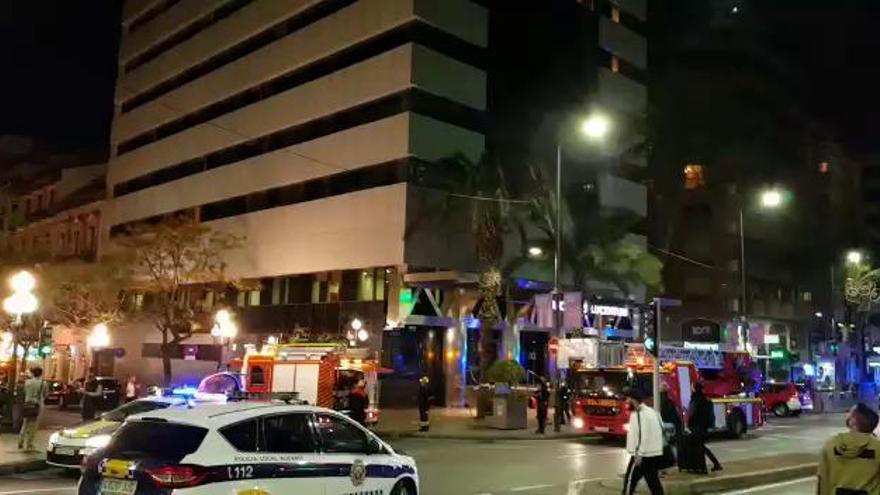 Desalojan el hotel Eurostars Lucentum por un incendio