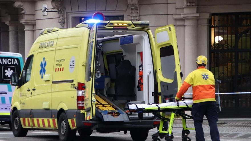 Una motorista resulta ferida en un accident a Manresa