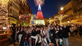 La Navidad de Vigo, a rebosar en su primer fin de semana de buen tiempo