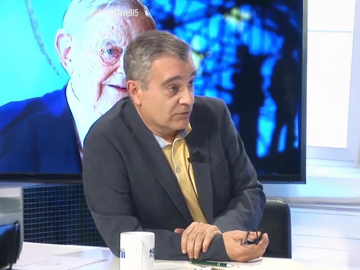 Juan Antonio Aguilar, en una entrevista televisiva.