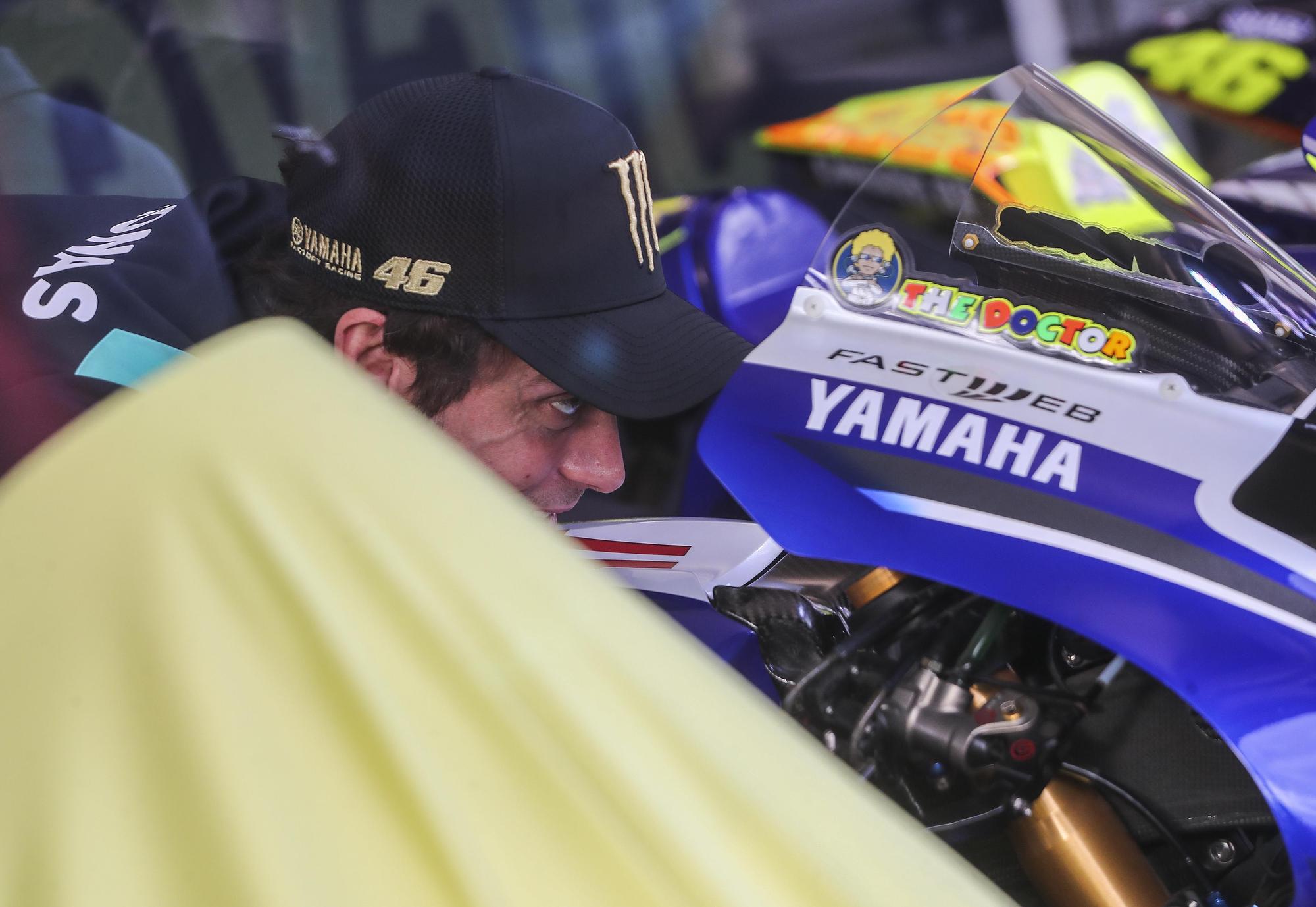 Valentino Rossi se despide en Valencia