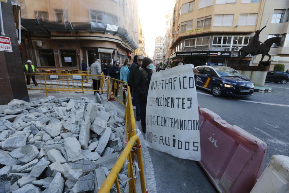 Cruzada contra las obras del centro de Elche