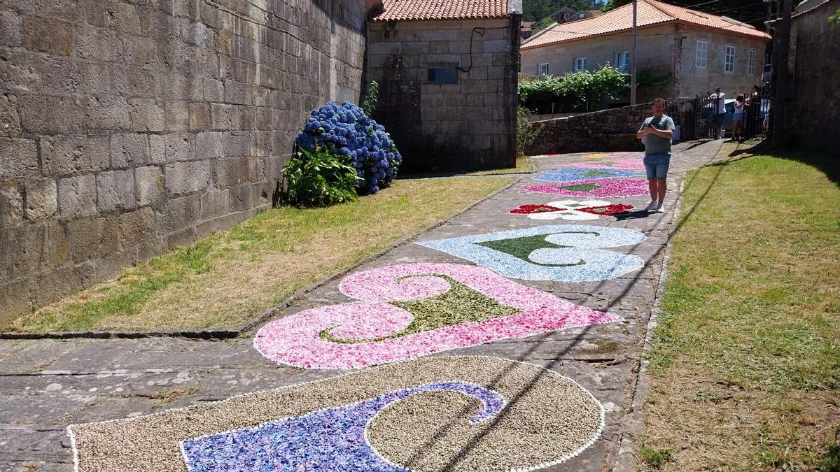 La celebración del Corpus de Cela, en Bueu La celebración del Corpus de Cela, en Bueu
