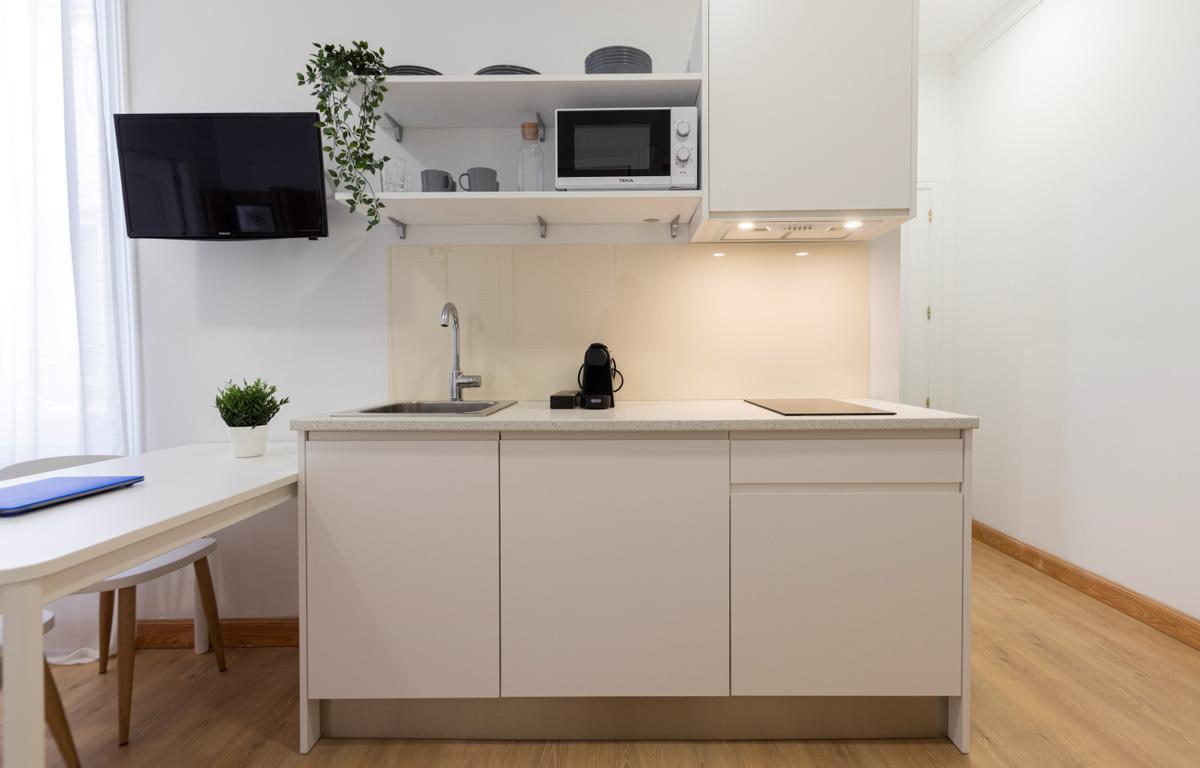 "Kichenette" del coliving de DoveVivo